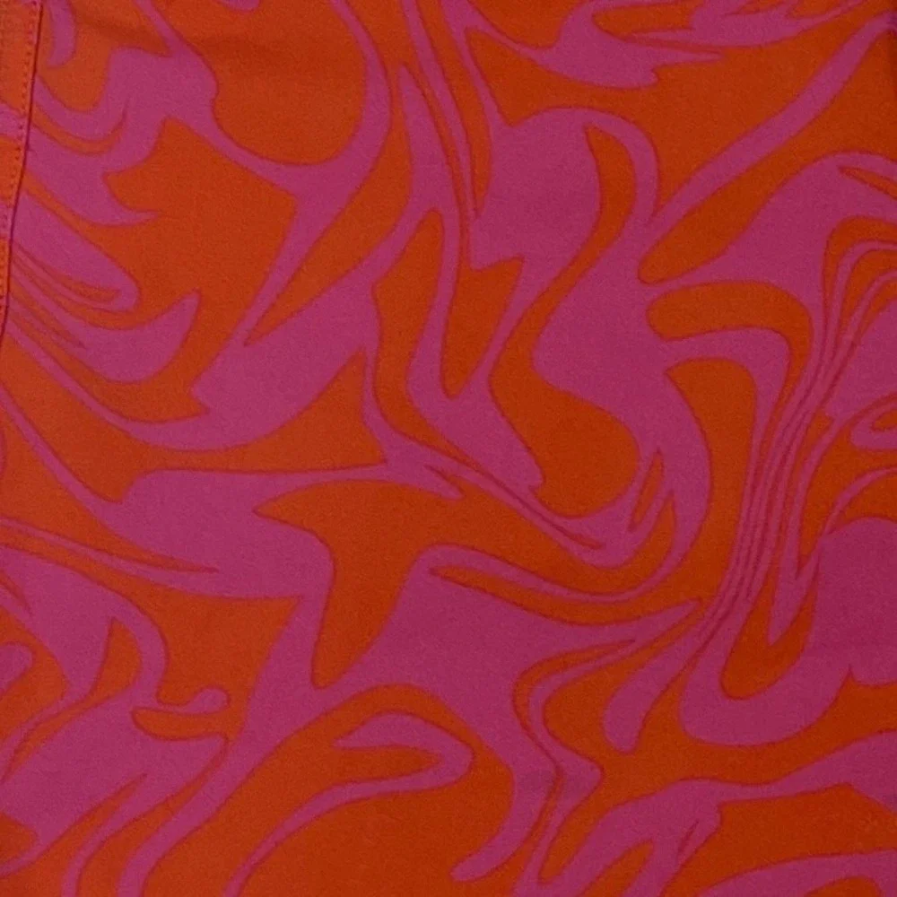 Psycho Bunny x Swims Swim‎ Shorts Pink Orange Mens XL Colorful Beach Pool *Flaw